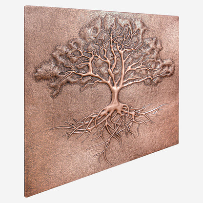 Copper Backsplash (Tree with Roots)