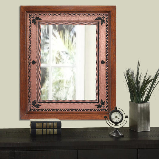 Copper Rustic Wall Mirror