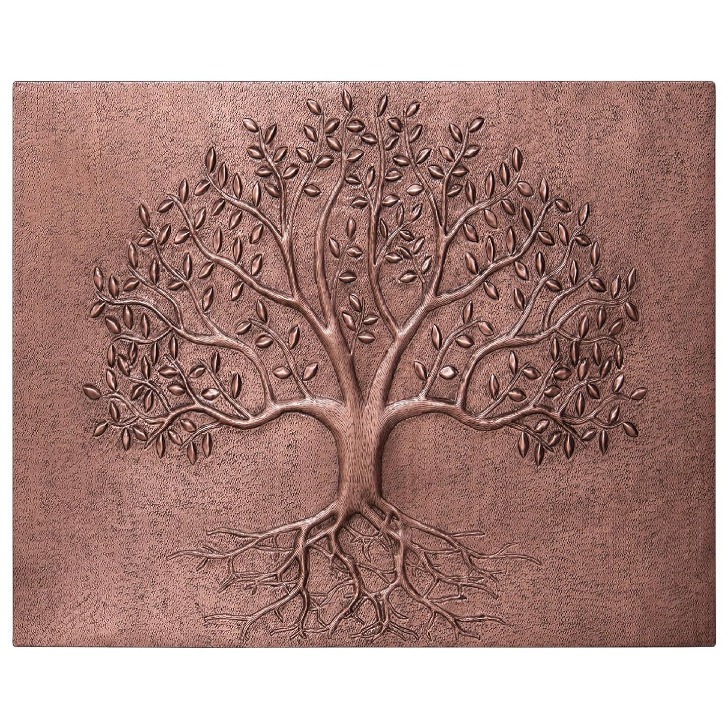 Copper Tree With Roots Backsplash | Handmade Symbolic Copper Kitchen Backsplash Panel - Natuross