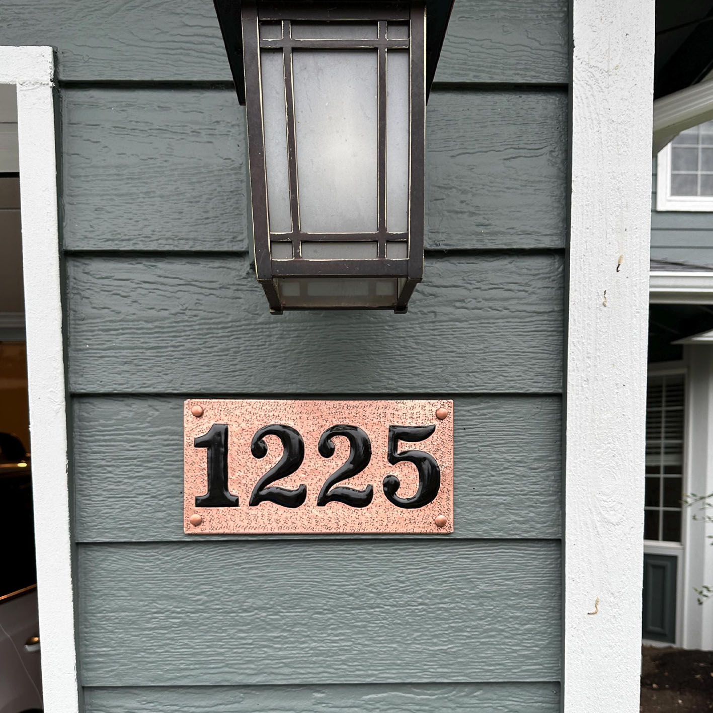 Copper House Numbers Sign - Natuross