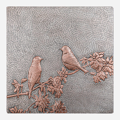 Metal Kitchen Backsplash Tile Birds