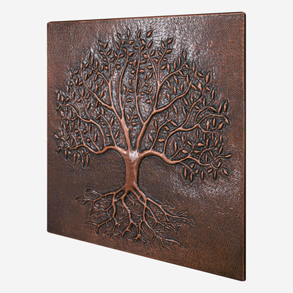 Copper Kitchen Backsplash Tree of Life