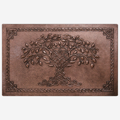 Copper Backsplash (Tree of Life with Celtic Border)