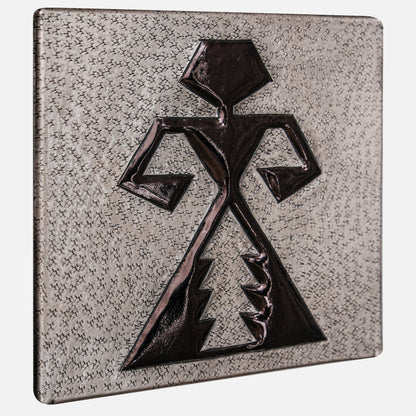 Metal Backsplash Tile Ancient Woman