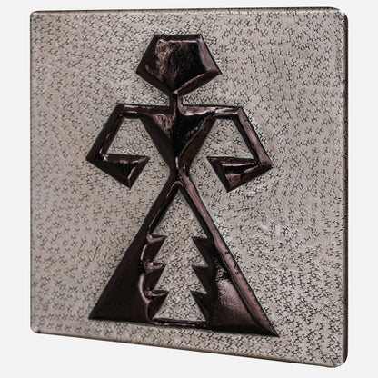 Metal Backsplash Tile Ancient Woman