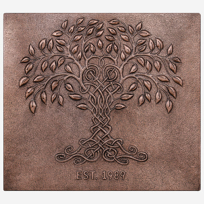 Copper Kitchen Backsplash Tree of Life