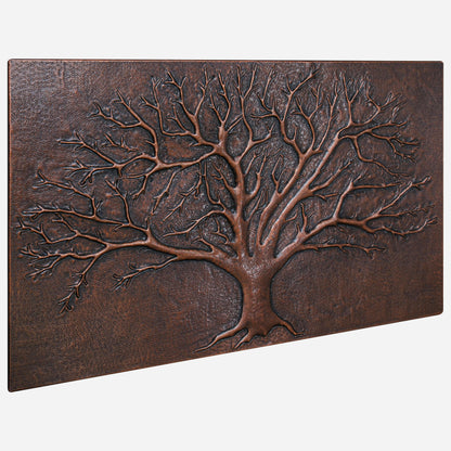 Brown Kitchen Backsplash Tree of Life