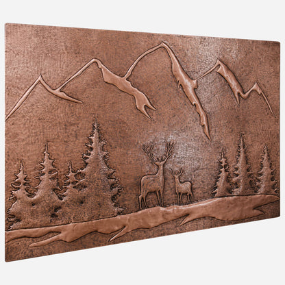 Deer Scene Kitchen Backsplash