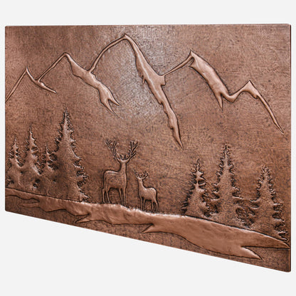 Deer Scene Kitchen Backsplash