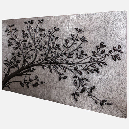 Kitchen Backsplash (Tree Branches, Silver&Black Color)