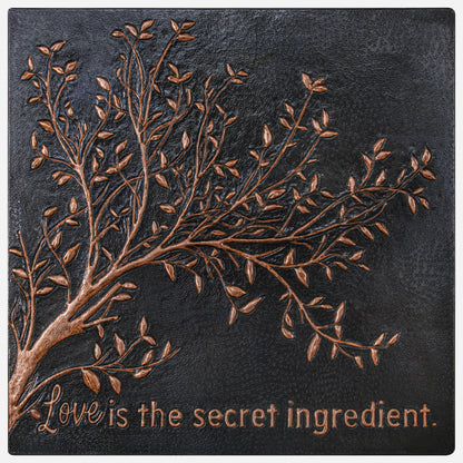 Copper Backsplash (Tree Branches, Black&Copper Color)