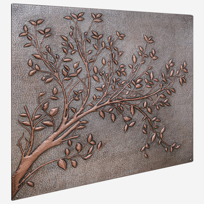 Copper Backsplash (Tree Branches, Silver&Copper Color)