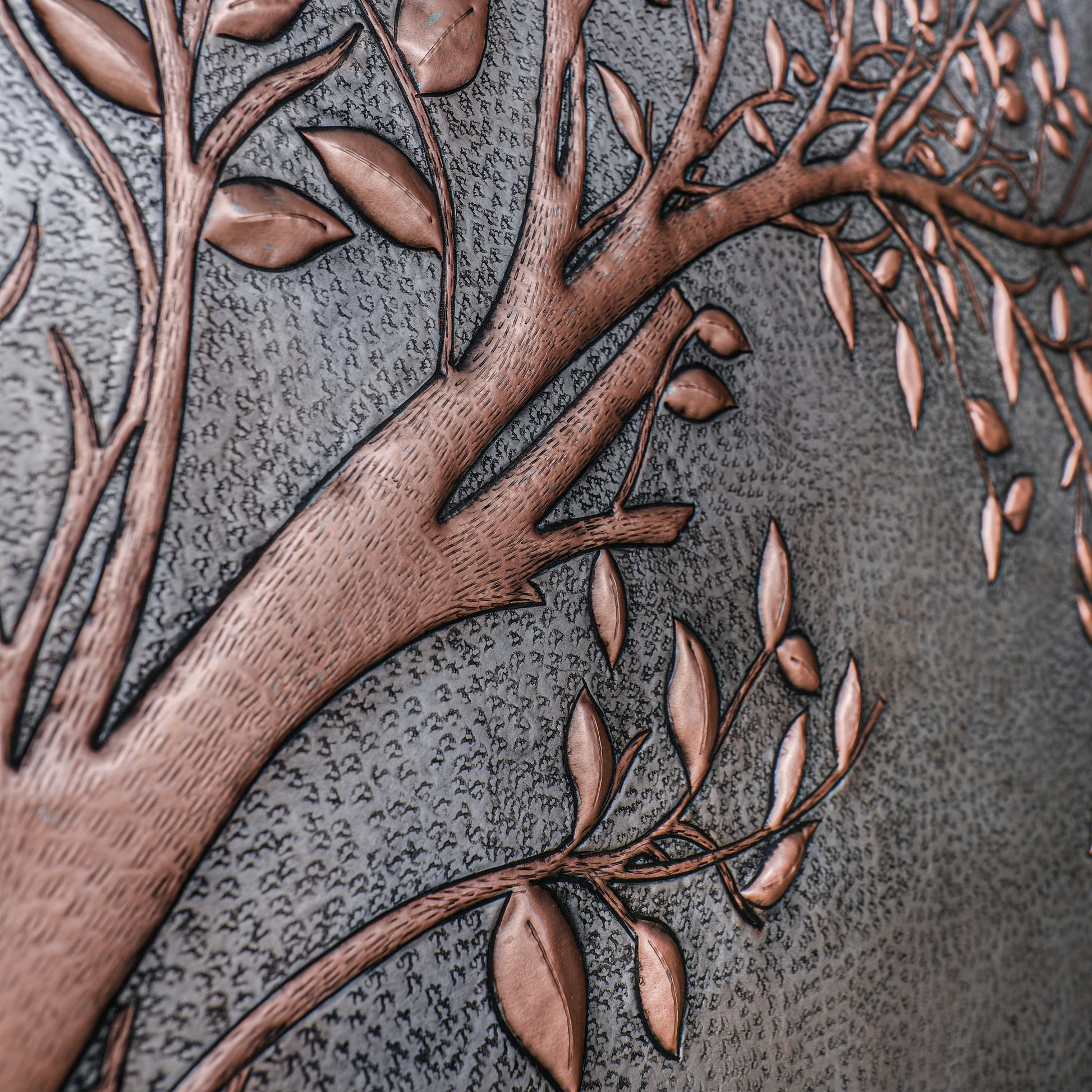 Copper Backsplash (Tree Branches, Silver&Copper Color)