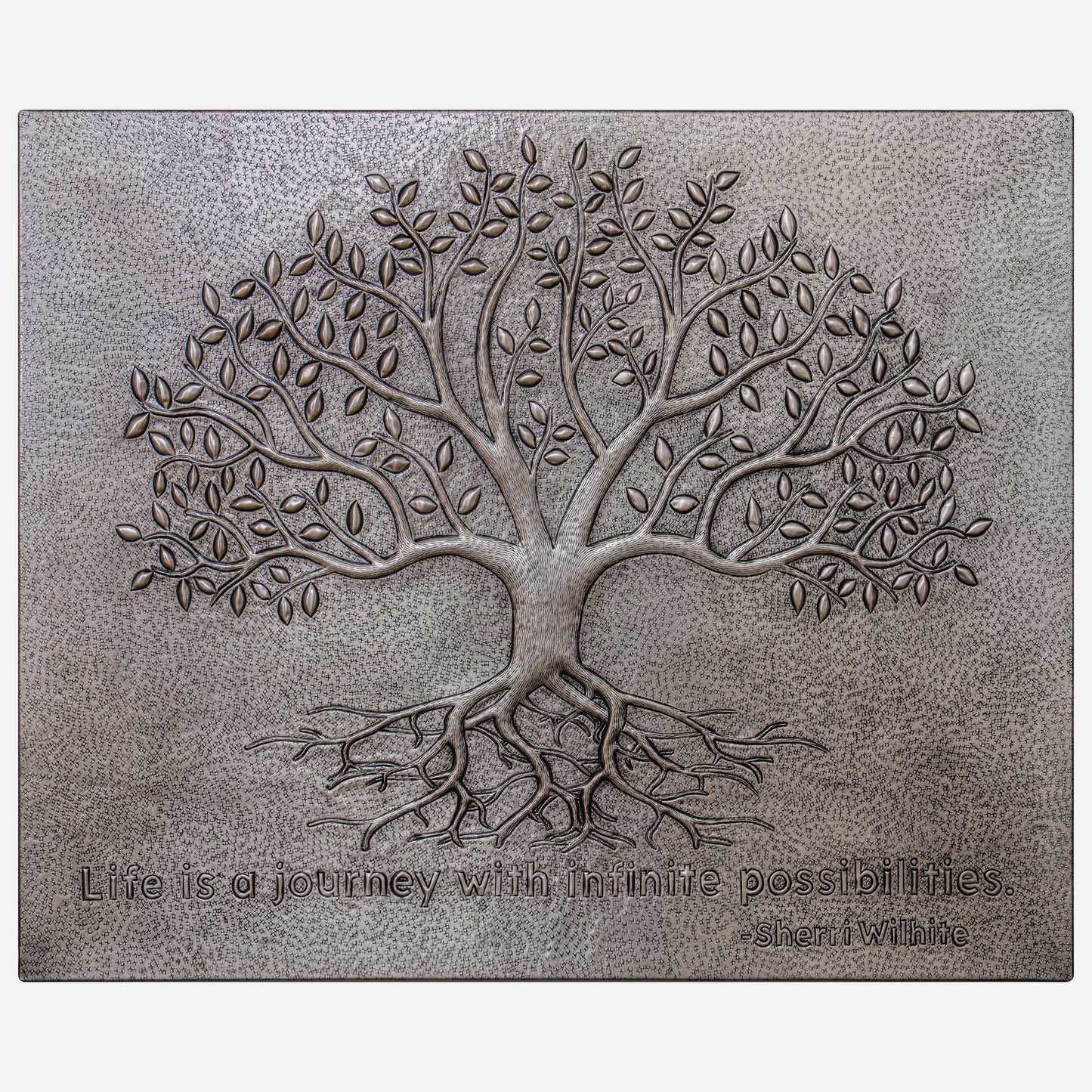 Copper Sign with Sayings (Tree and Roots) - Natuross