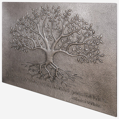 Copper Backsplash (Tree with Roots, Silver Color)