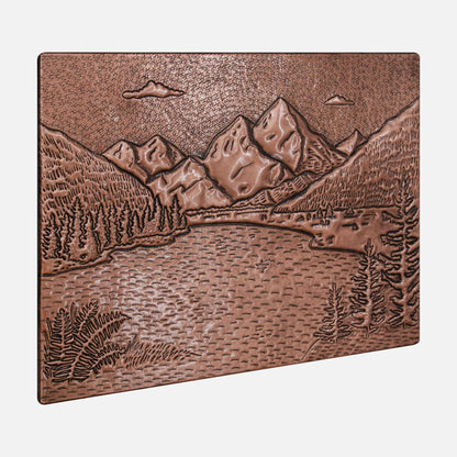 Copper Backsplash (Rocky Mountains and Lake Landscape)