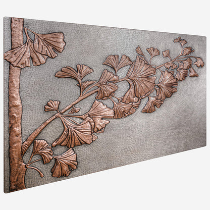 Modern Kitchen Backsplash Tile Ginkgo Leaves