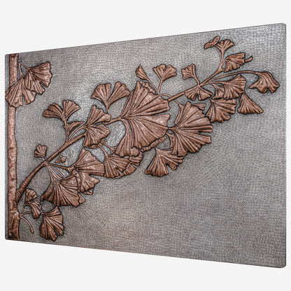 Modern Kitchen Backsplash Tile Ginkgo Leaves