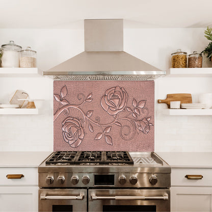 Copper Kitchen Backsplash (Rose Branch)