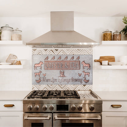 Coffee&Tea Kitchen Backsplash