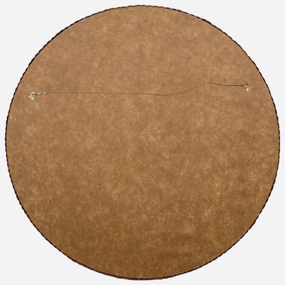 Copper Round Mirror