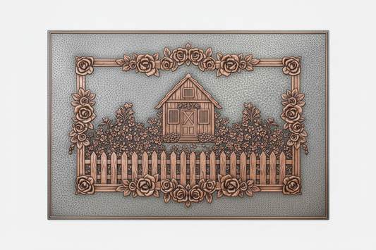Country Cottage Style Decorative Panel