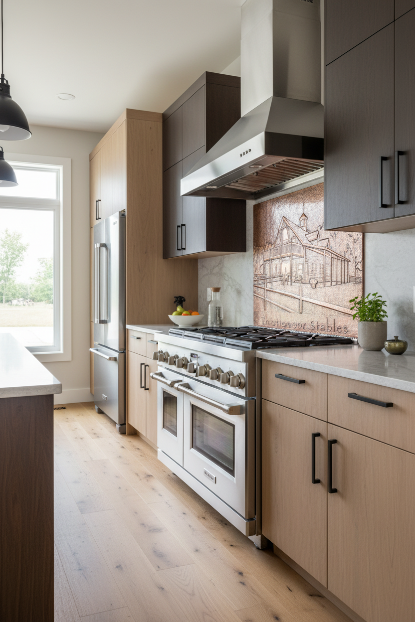 Custom Kitchen Backsplash - contemporary kitchen