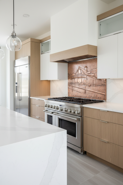 Custom Kitchen Backsplash - modern kitchen