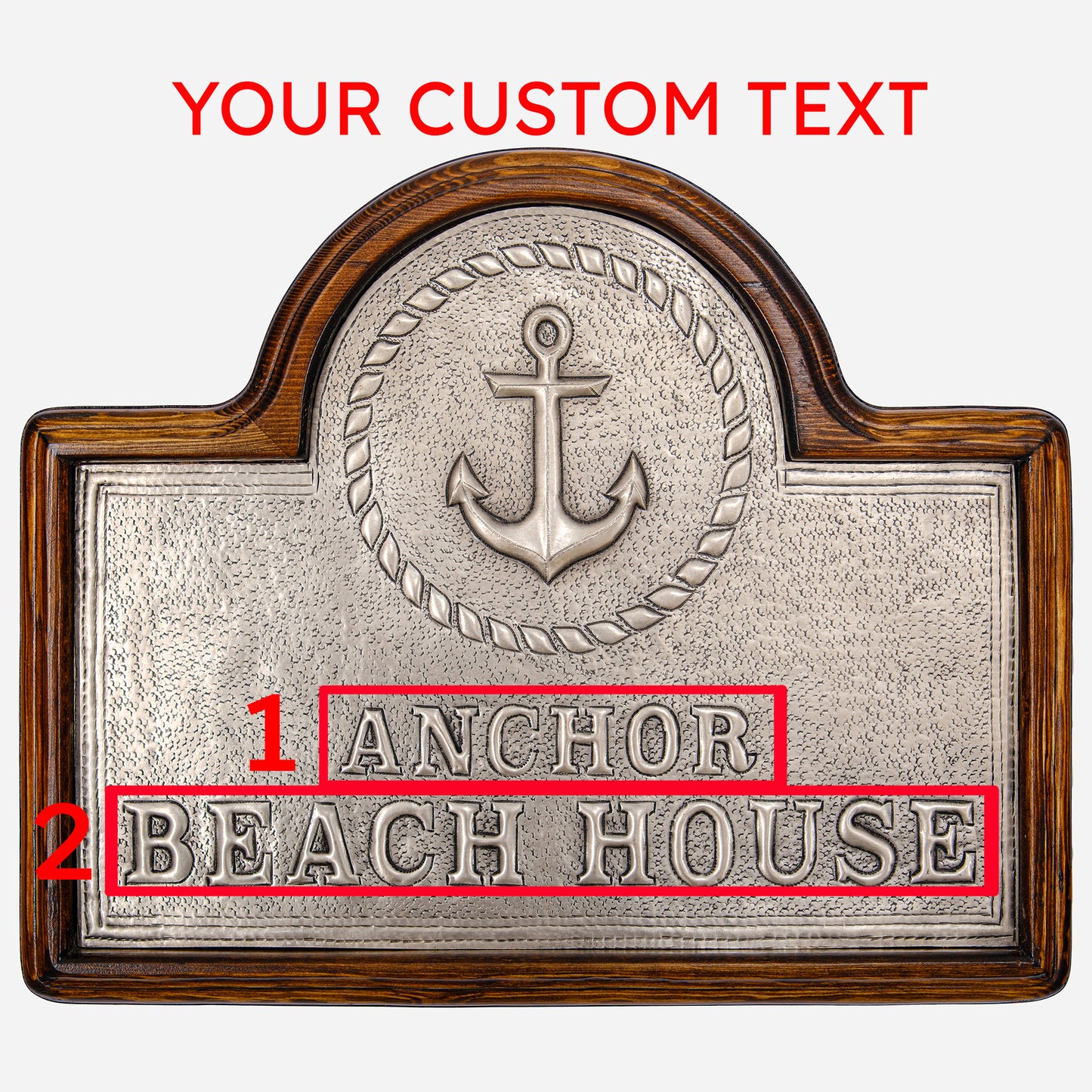 Copper Beach House Sign (Anchor) - Natuross