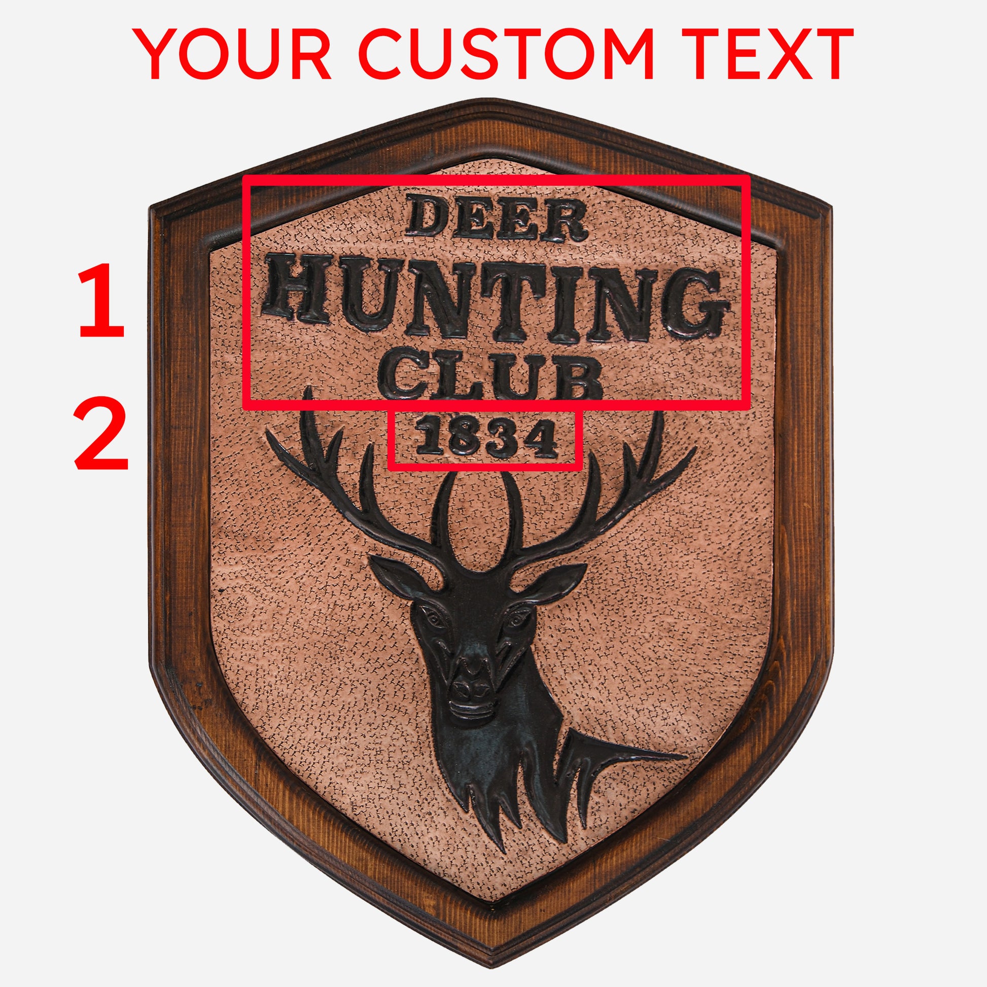 Copper Hunting Club Sign - Natuross