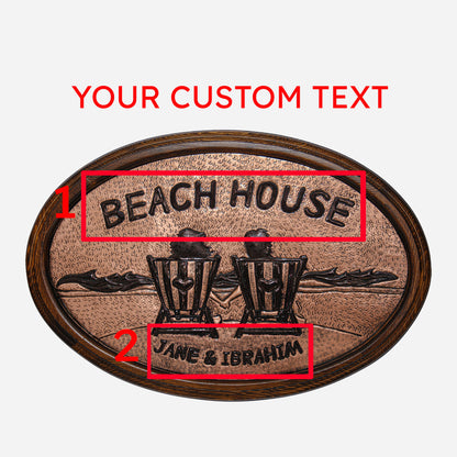 Copper Beach House Sign - Natuross