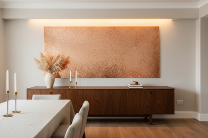 Dining Room Accent Panel — Natural Copper