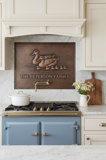 Duck Family - cottage farmhouse kitchen