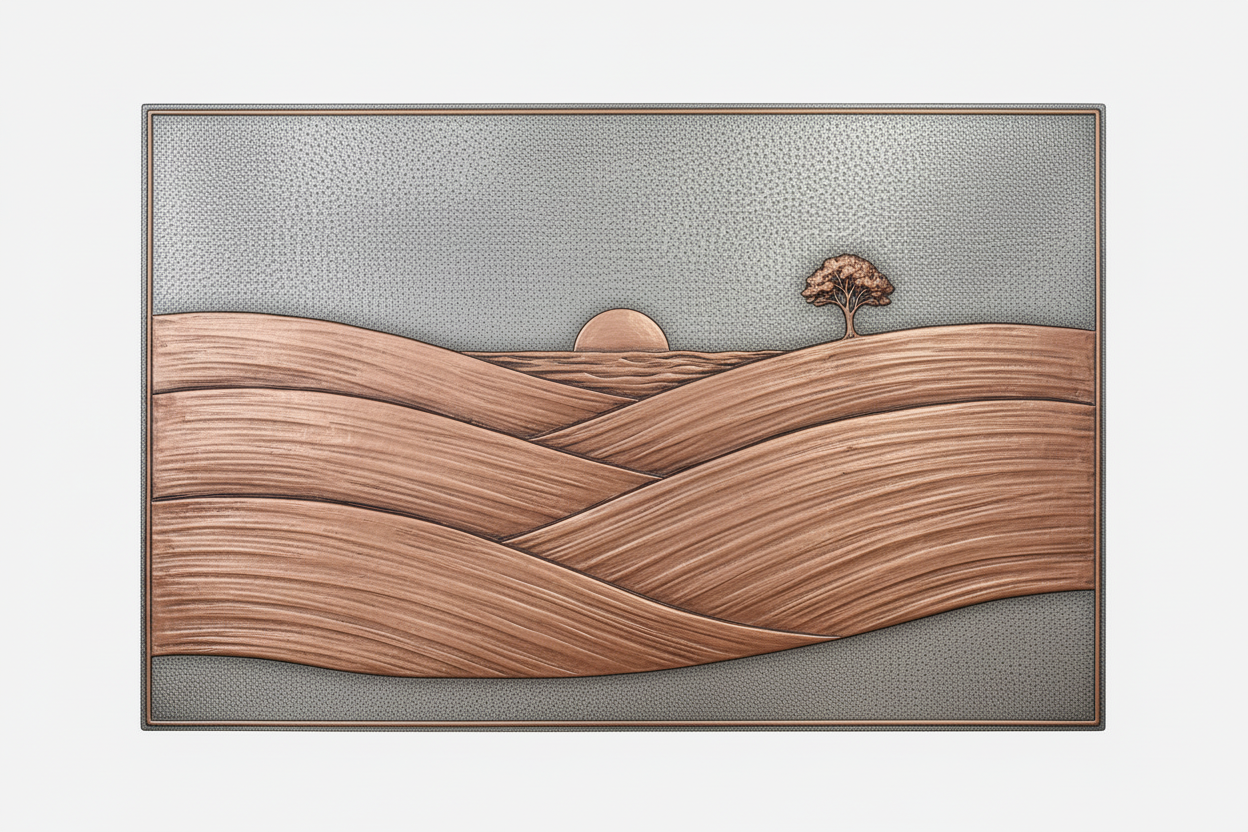 Dusk Over Rolling Hills Panel