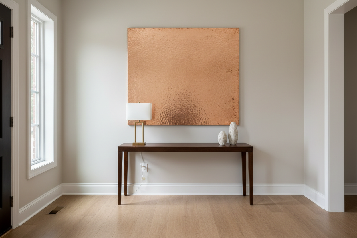 Entryway Accent Panel — Natural Copper