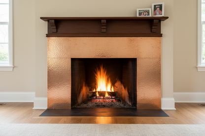 Fireplace Surround — Natural Copper