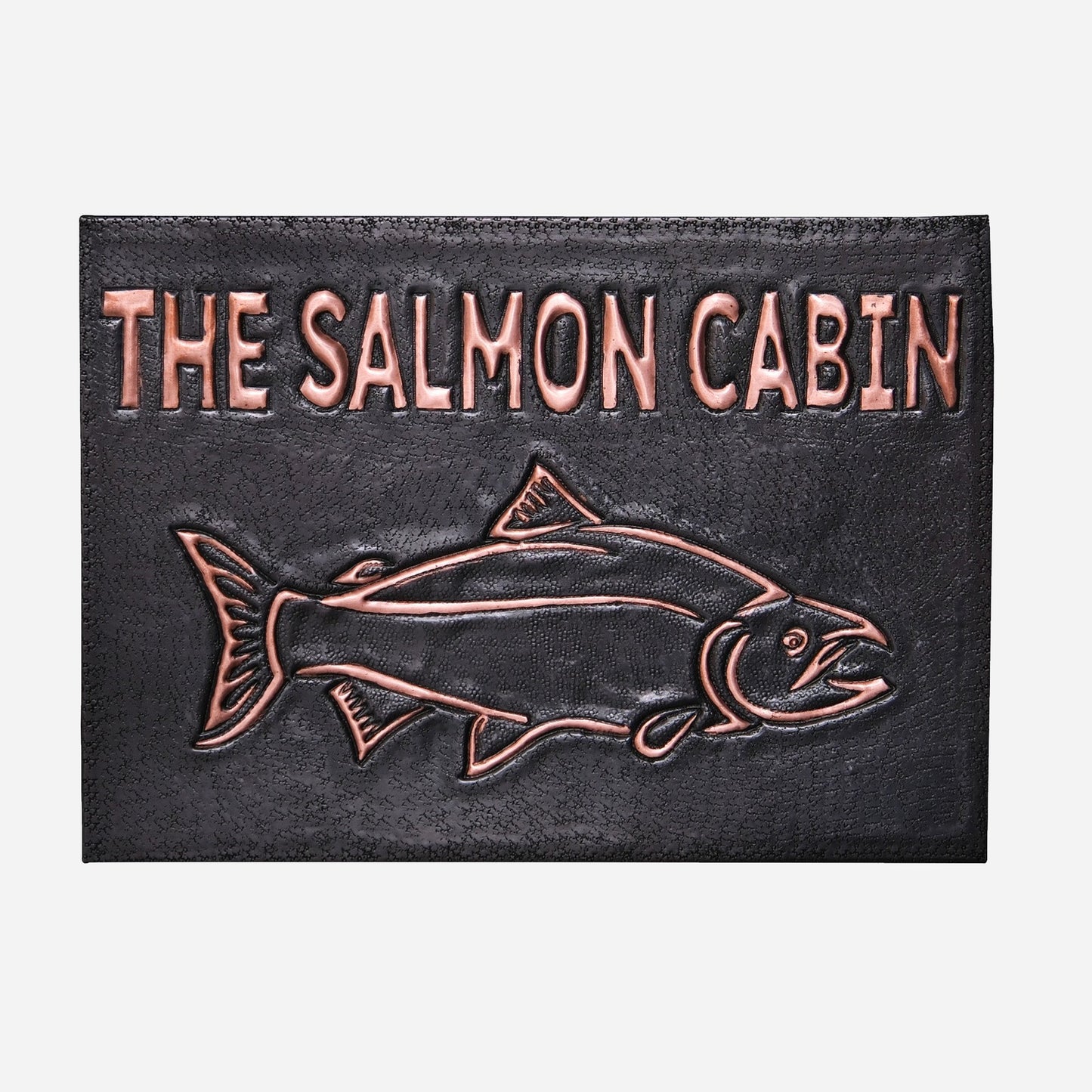 Copper Fishing Cabin Sign - Natuross