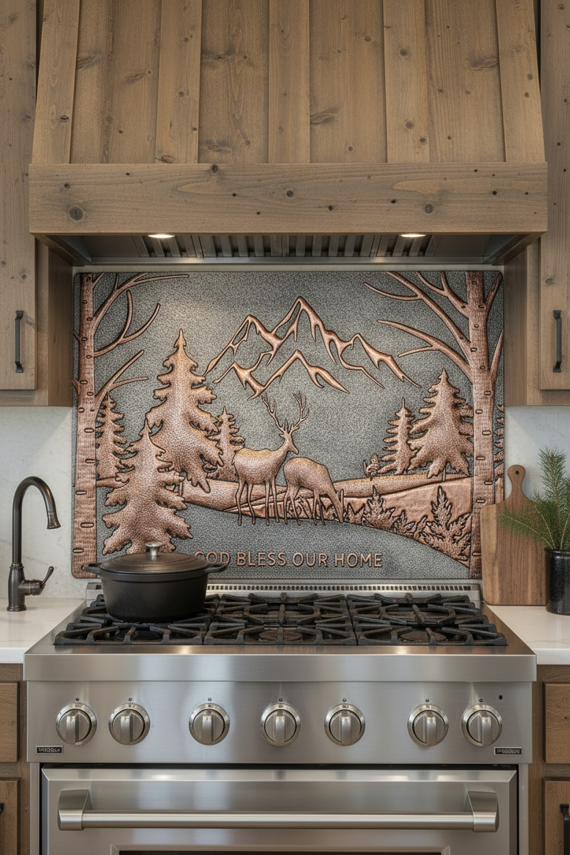 Gray Wilderness Vista - national park lodge single piece