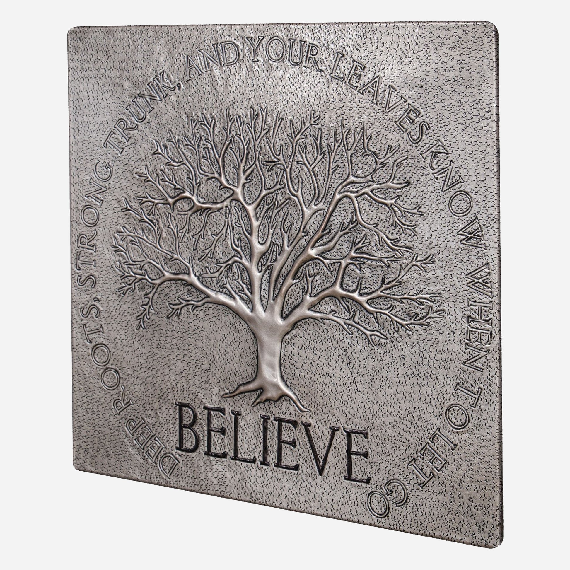 Copper Religious Sign with Saying (Tree of Life) - Natuross