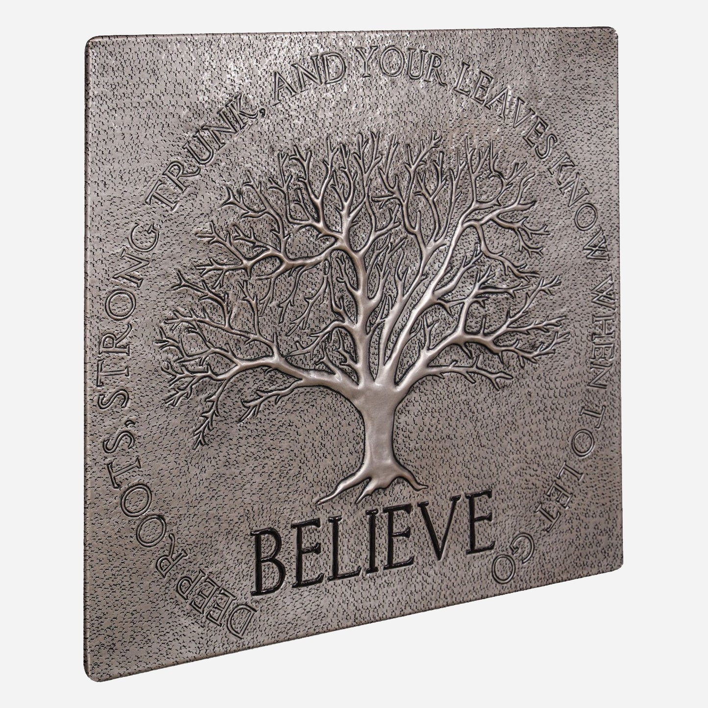 Copper Religious Sign with Saying (Tree of Life) - Natuross