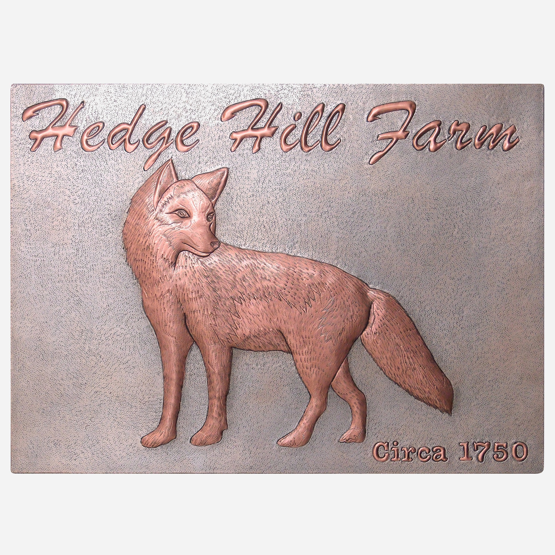 Copper Farm Sign (Fox) - Natuross