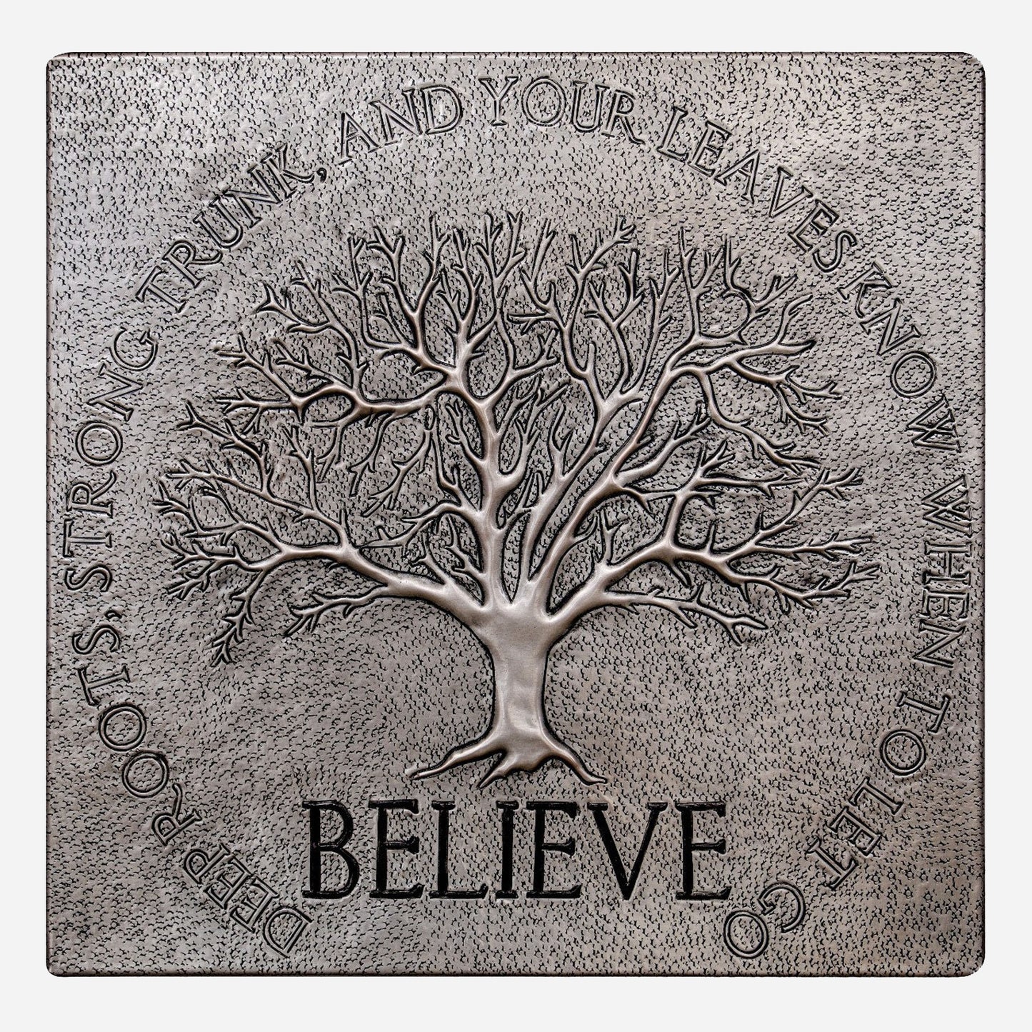 Copper Religious Sign with Saying (Tree of Life) - Natuross