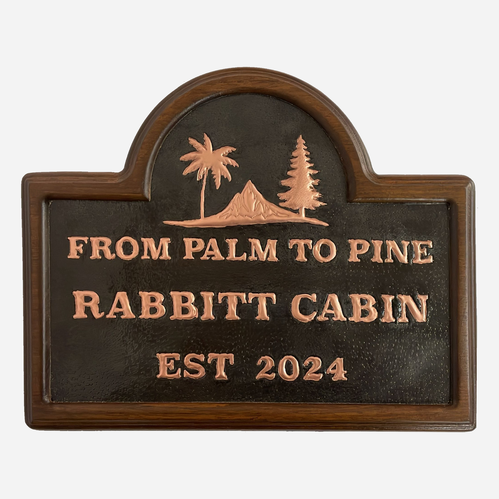 Copper Cabin Sign (From Palm to Pine) - Natuross