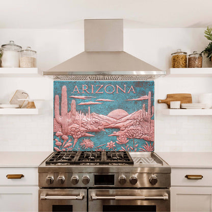 Arizona Desert Scene Kitchen Backsplash Tile