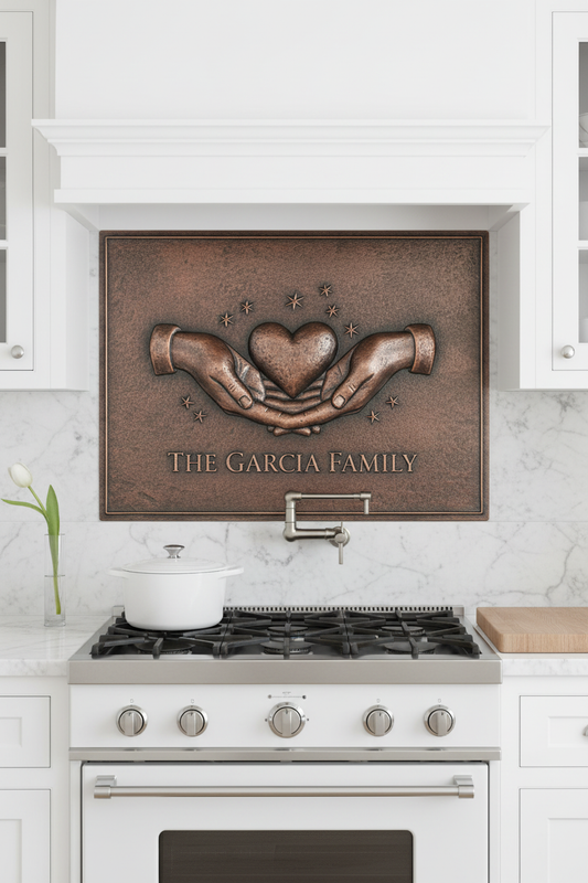 Hands Heart - Scandinavian minimalist kitchen