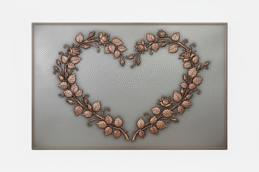 Heart Wreath Panel