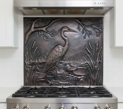 Heron Backsplash — Full Size, No Gap