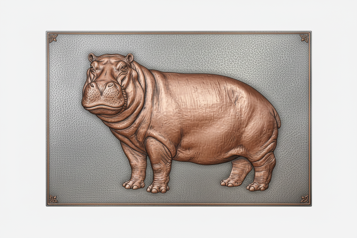 Hippopotamus Panel - Corrected