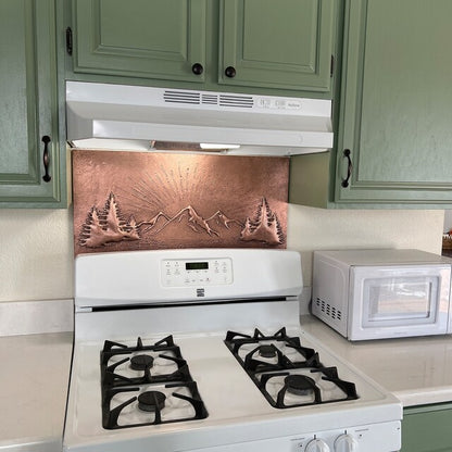 Copper Mountain Sunrise Backsplash