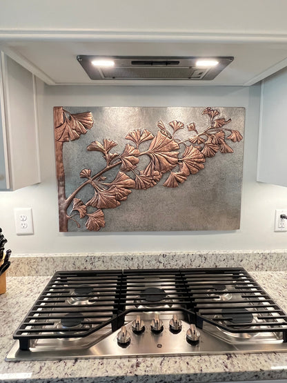 Custom Copper Kitchen Backsplash – Handmade to Your Size & Design